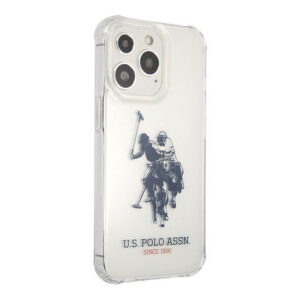 U.S. Polo Assn. Hülle stoßfestes Pferde hart- iPhone 13 Pro Max transparent