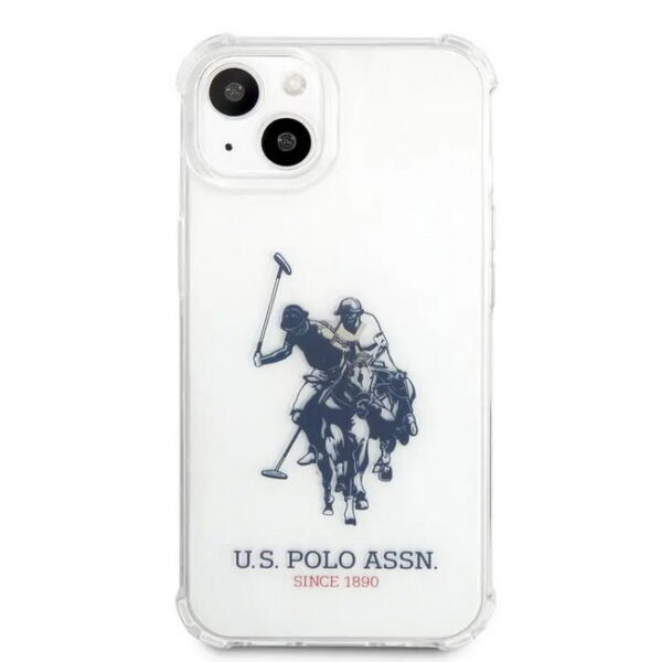Hülle U.S. Polo Assn. PC/TPU Shiny Case USPA Logo für iPhone 13