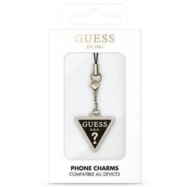 Guess Phone-Strap Triangle-Diamond Charm & Strasssteinen GUCPMTDCK-dassignal Hand-Shop Wiesbaden