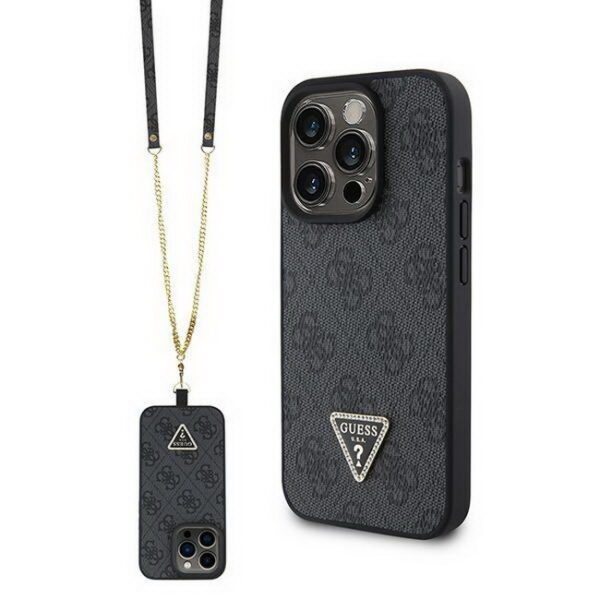 Guess Hardcase Crossbody 4G Metal Logo iPhone 15 Pro Max -dassignal.de-Wiesbaden