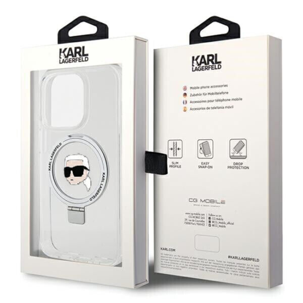 Karl Lagerfeld case-Ring Stand Karl Head MagSafe iPhone-15 Pro Max -dassignal.de-Wiesbaden