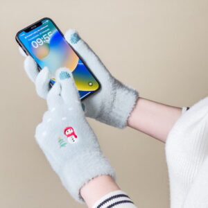 Winter Telefon-handschuhe Damen-Schneemann-Weihnachtsbaum-Dassignal Handy-Shop-Wiesbaden-Mobile-Smartphone-Zubehör